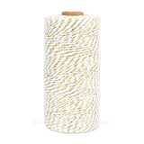 TWISTED TWINE NATURAL & GOLD 250MTRS