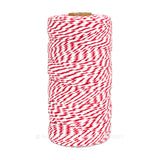 TWISTED TWINE RED WHITE 250MTRS