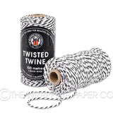 TWISTED TWINE BLACK WHITE