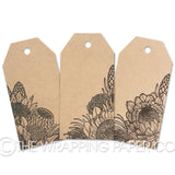 TAG INK KRAFT FLOWER TRIBE