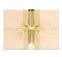 pebbles white kraft wrapping paper