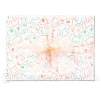 Serenity matt wrapping paper