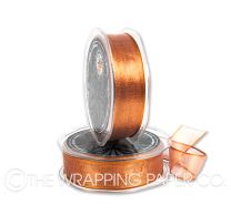 ORGANZA METALLIC WIRED EDGE COPPER