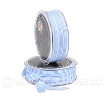 9 GROSGRAIN STRIPE  PALE BLUE