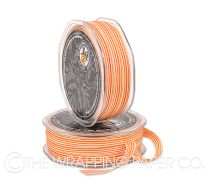 9 GROSGRAIN STRIPE  TANGERINE