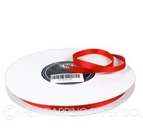 10X100M SATIN RIBBON RED