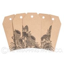 TAG INK KRAFT FLOWER TRIBE