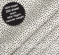 PACK & WRAP PAPER BLACK PEBBLES