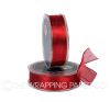 ORGANZA METALLIC WIRED EDGE RED